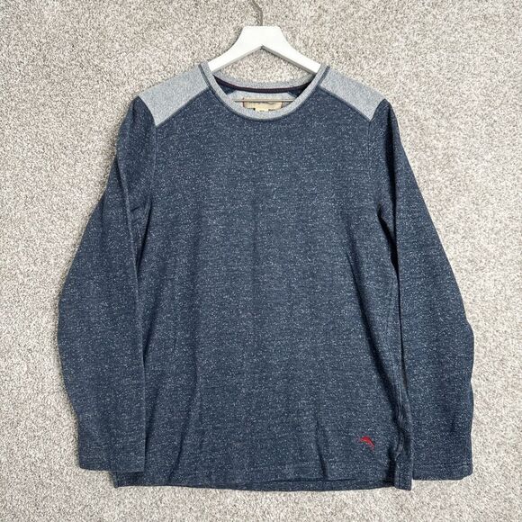 Tommy‎ Bahama Crewneck sweatshirt heather blue Women's Medium - Picture 1 of 12